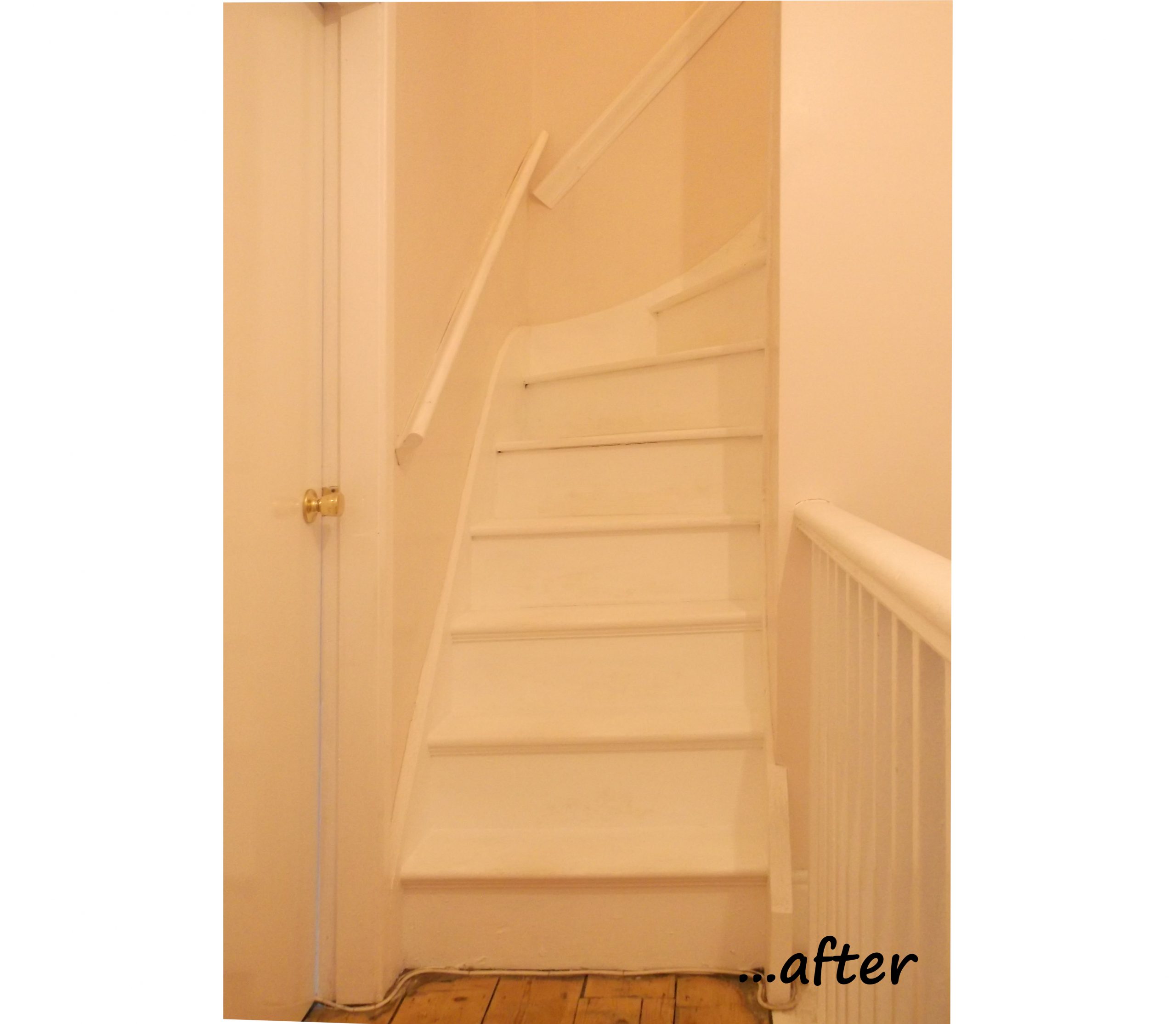 Wooden stairs renovation