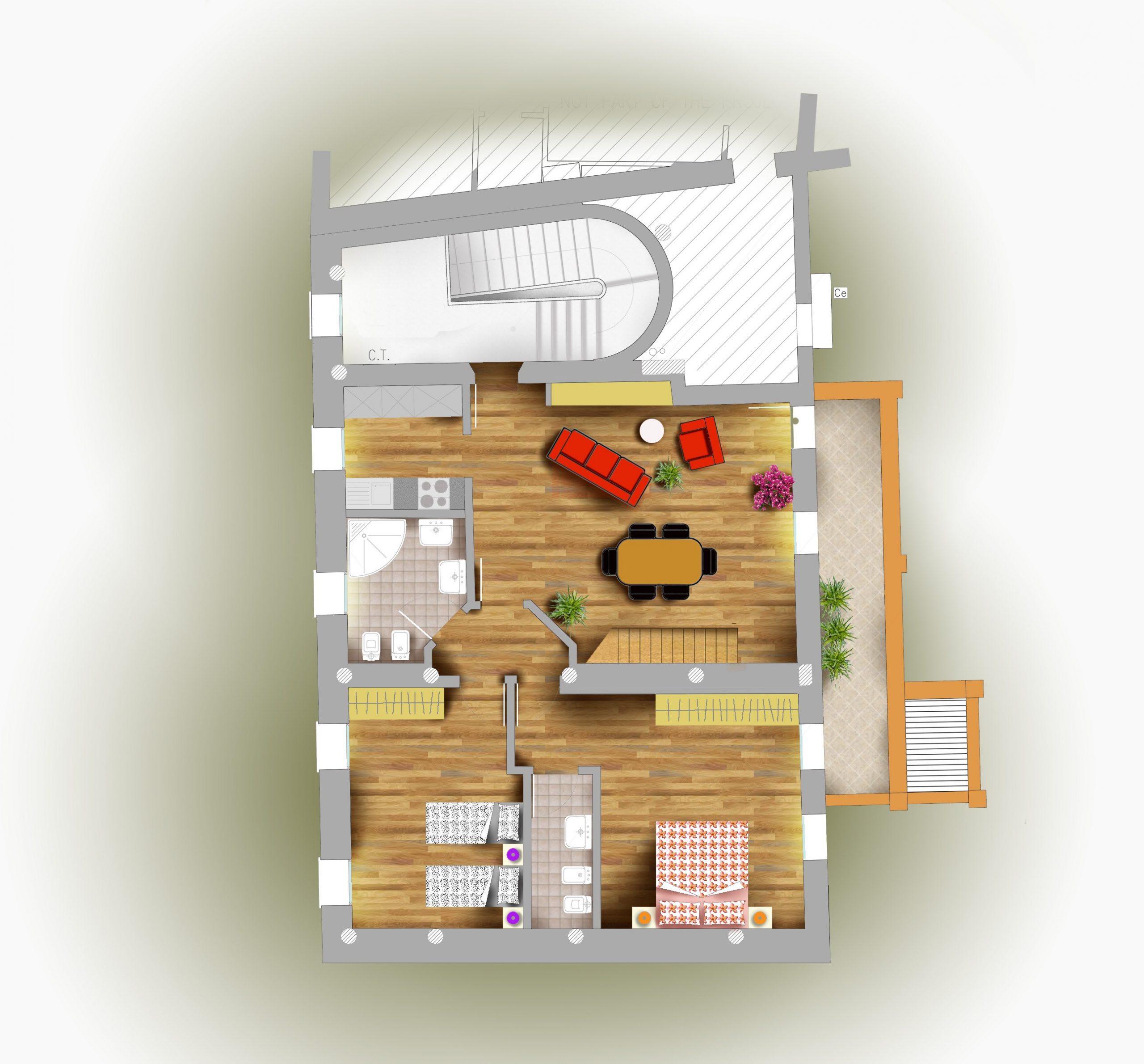 Cost-effective changes to a flat layout to make it more marketable